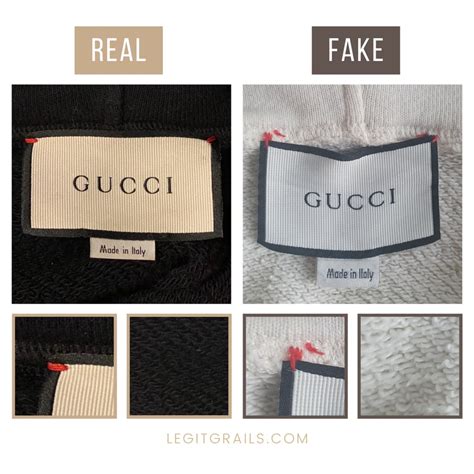 spot fake gucci jacket|gucci hoodie real or fake.